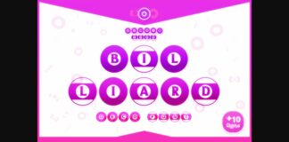 Billiard Font Poster 1