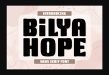 Bilya Hope Font Poster 1