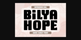 Bilya Hope Font Poster 1