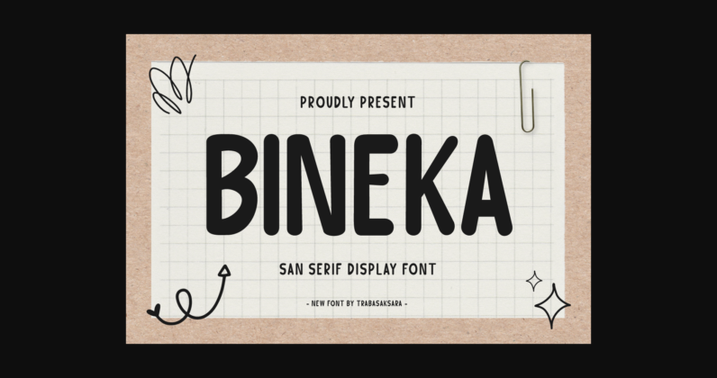 Bineka Font Poster 1