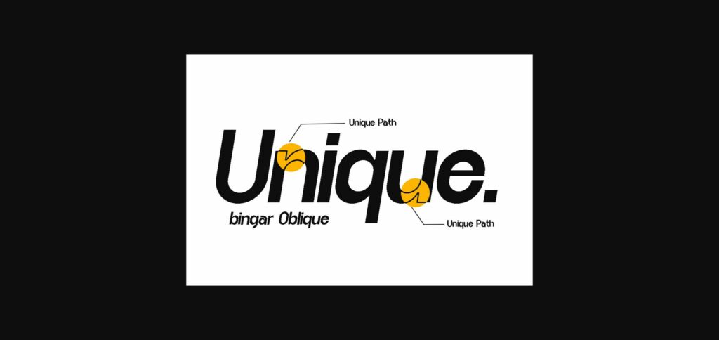 Bingar Font Poster 7