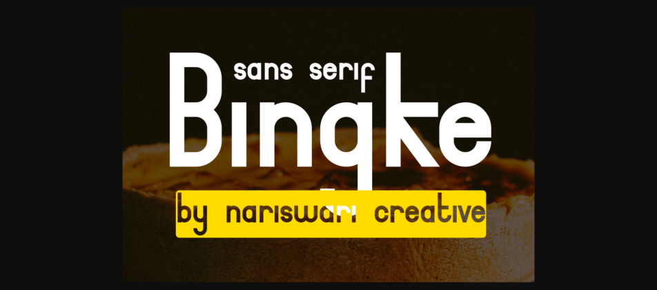 Bingke Font Poster 3