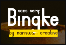 Bingke Font Poster 1