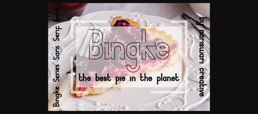 Bingke Font Poster 5