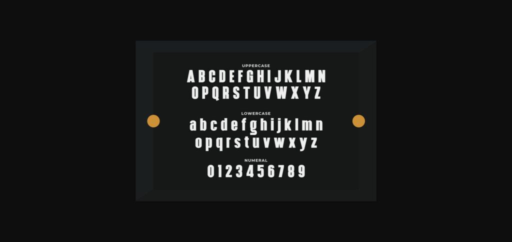 Bingostun Font Poster 2