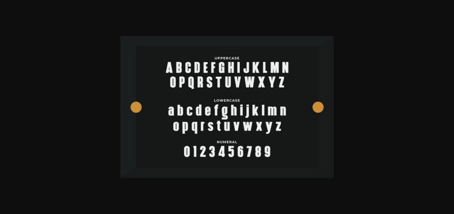 Bingostun Font Poster 2