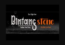 Bintang Stone Duo Font Poster 1