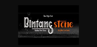 Bintang Stone Duo Font Poster 1