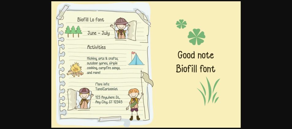 Biofill Lo Font Poster 5