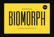 Biomorph Font Biomorph Font Poster 1