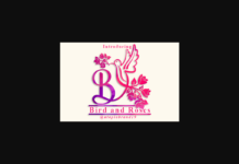 Bird and Roses Monogram Font Bird and Roses Monogram Font Poster 1