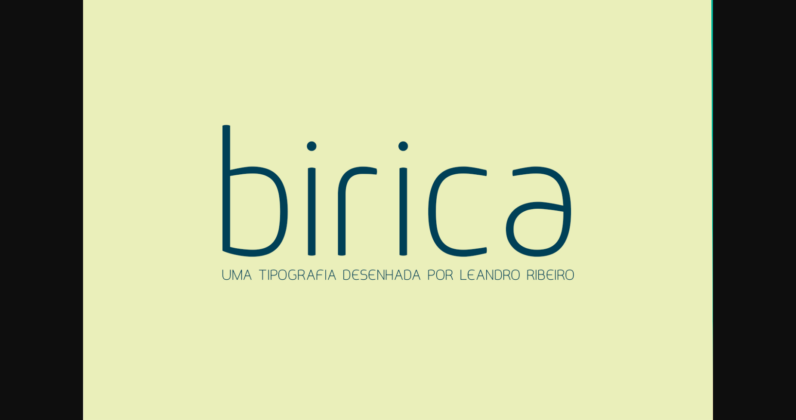 Birica Font Poster 3