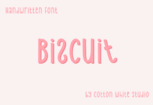 Biscuit Font Poster 1