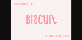 Biscuit Font Poster 1