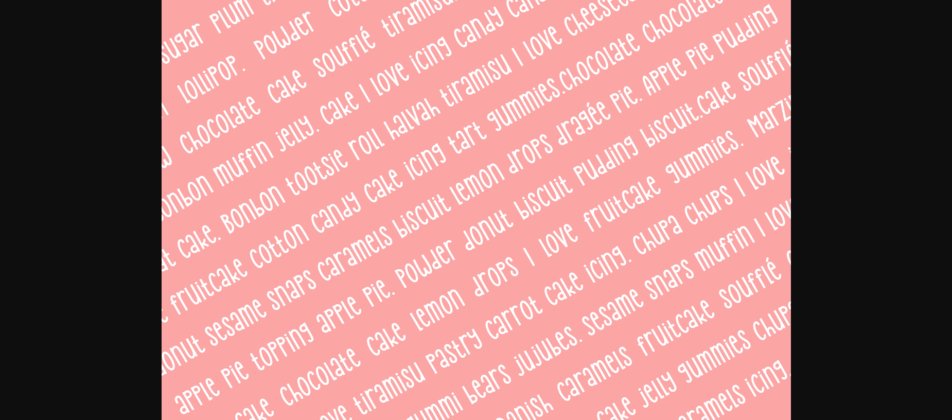 Biscuit Font Poster 4