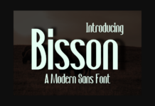 Bisson Font Poster 1