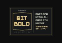 BitBold Font Poster 1