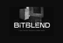 Bitblend Font Poster 1