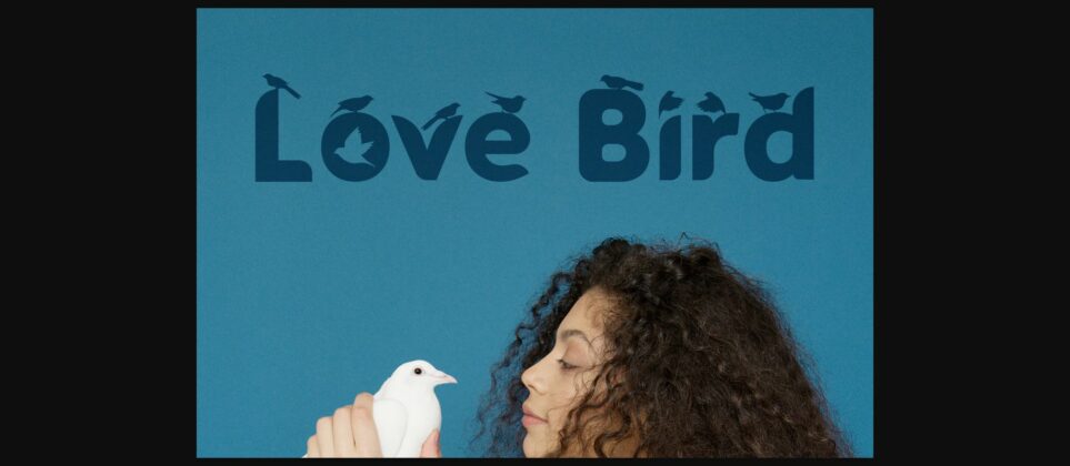 Black Bird Font Poster 6