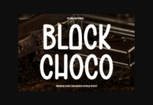 Black Choco Font Poster 1