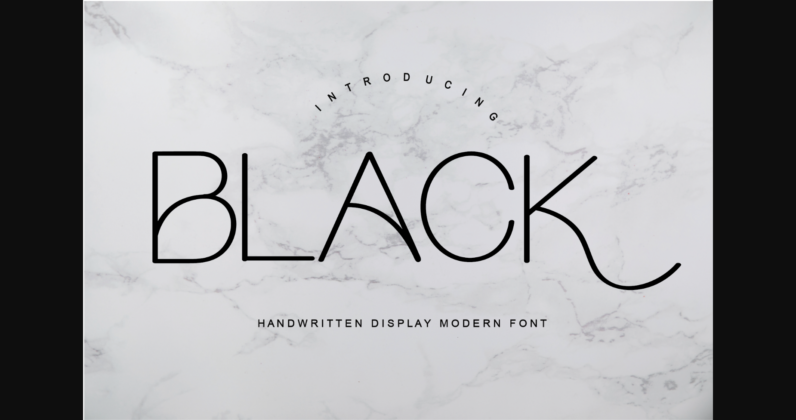 Black Font Poster 3