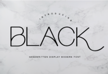 Black Font Poster 1