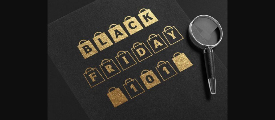 Black Friday Font Poster 7