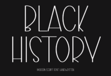 Black History Font Poster 1