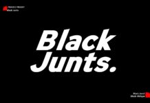 Black Junts Font Poster 1