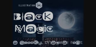 Black Magic Font Poster 1
