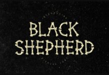 Black Shepherd Font Poster 1
