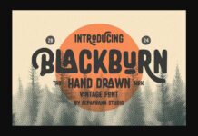 Blackburn Font Poster 1