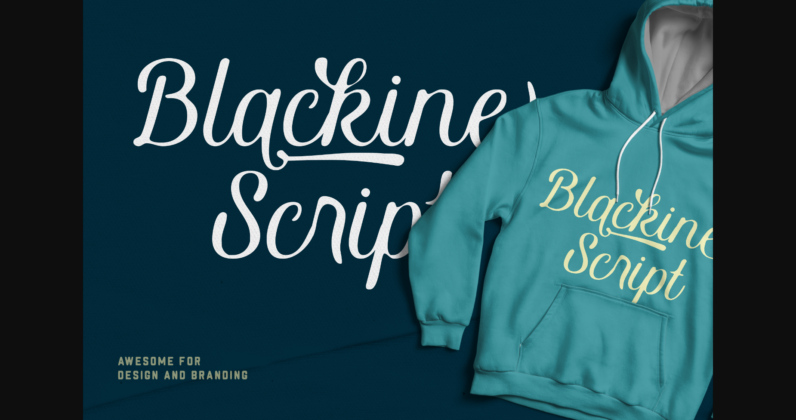 Blackine Font Poster 11