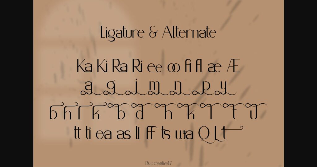 Blambangan Font Poster 5