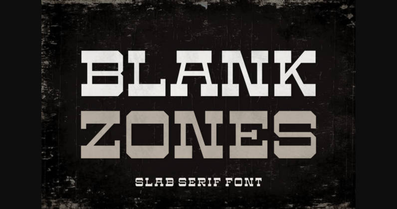 Blank Zones Poster 3