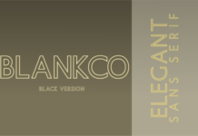 Blankco Outline Black Font Blankco Outline Black Font