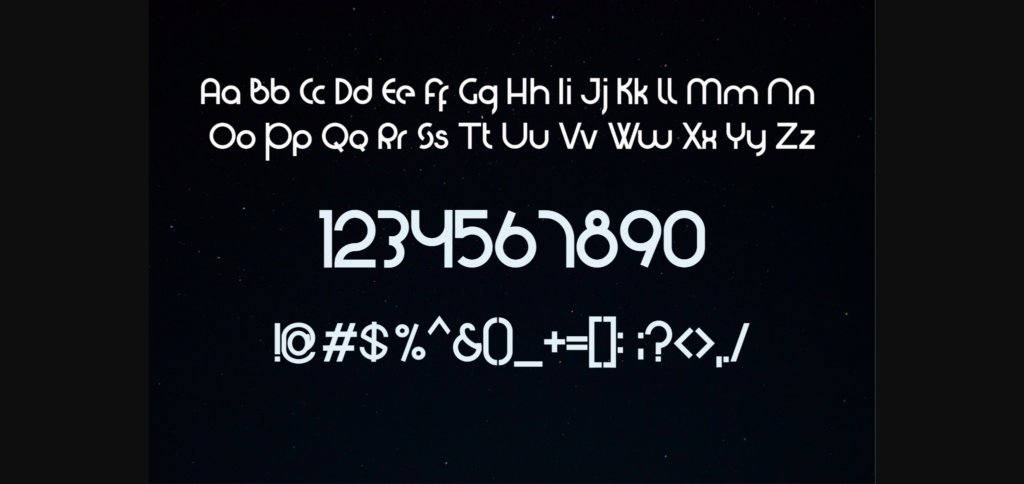 Blanquotey Font Poster 4