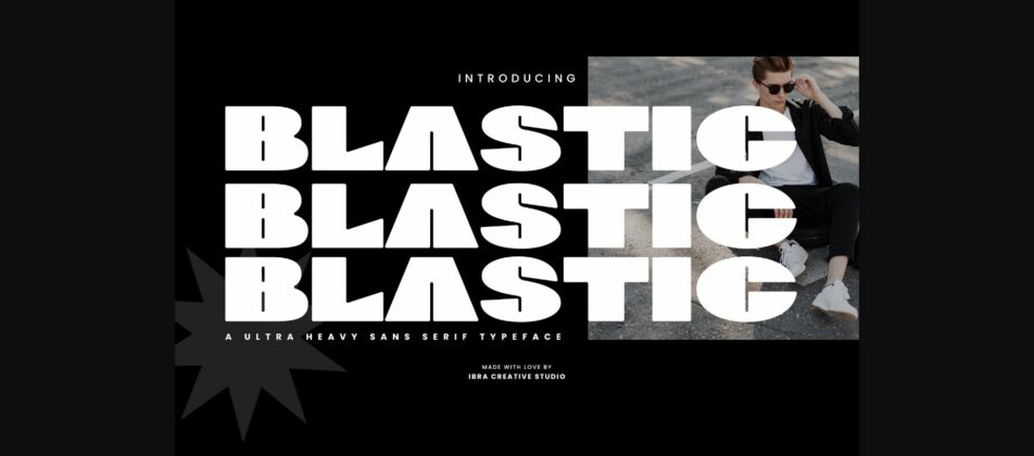 Blastic Font Poster 3