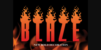 Blaze Font Poster 1