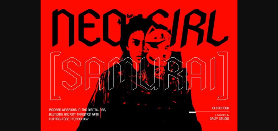 Bleachour Font Poster 4