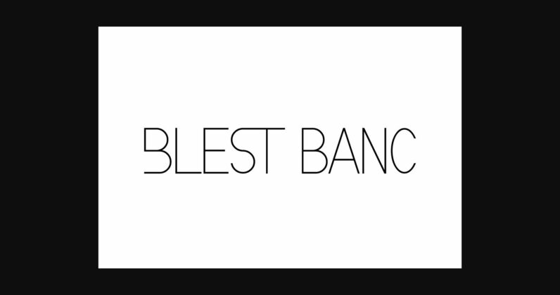 Blest Banc Font Poster 3