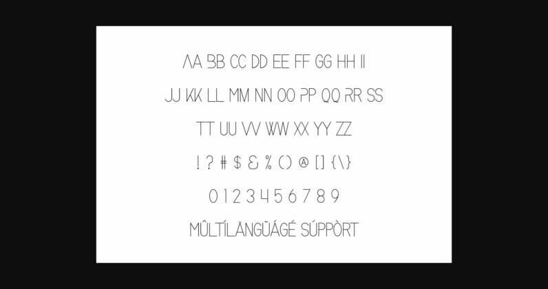 Blest Banc Font Poster 6