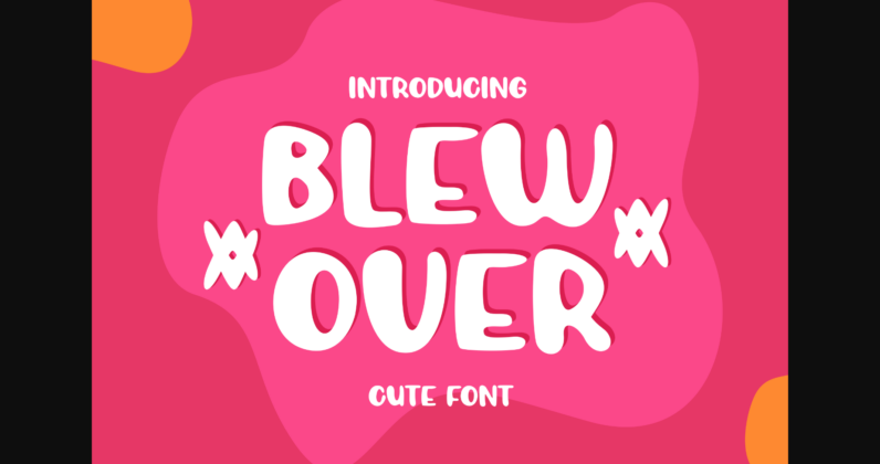 Blewover Font Poster 3