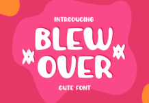 Blewover Font Poster 1