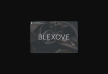 Blexove Font Poster 1