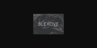 Blexove Font Poster 1