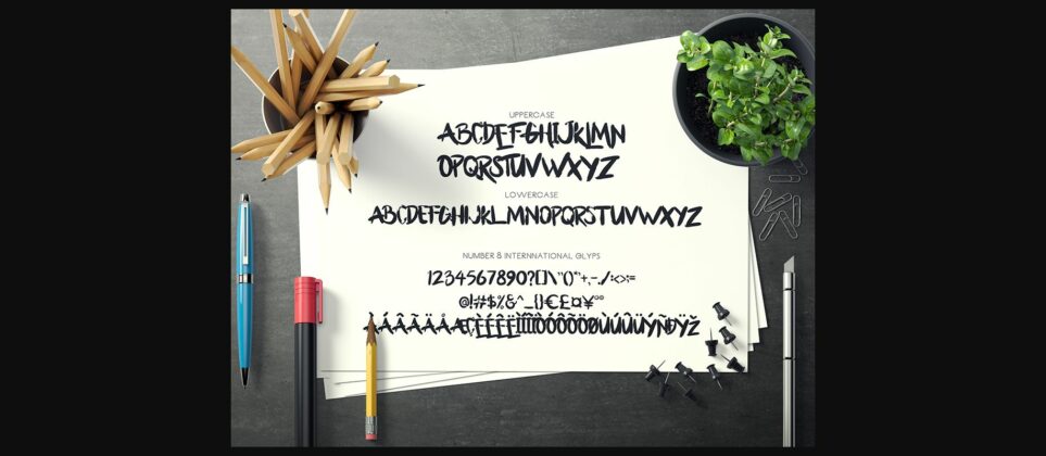 Bllody Rainan Font Poster 6