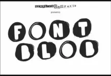 Blob Font Blob Font Poster 1