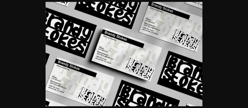 Block Space Font Poster 7