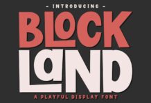 Blockland Font Poster 1